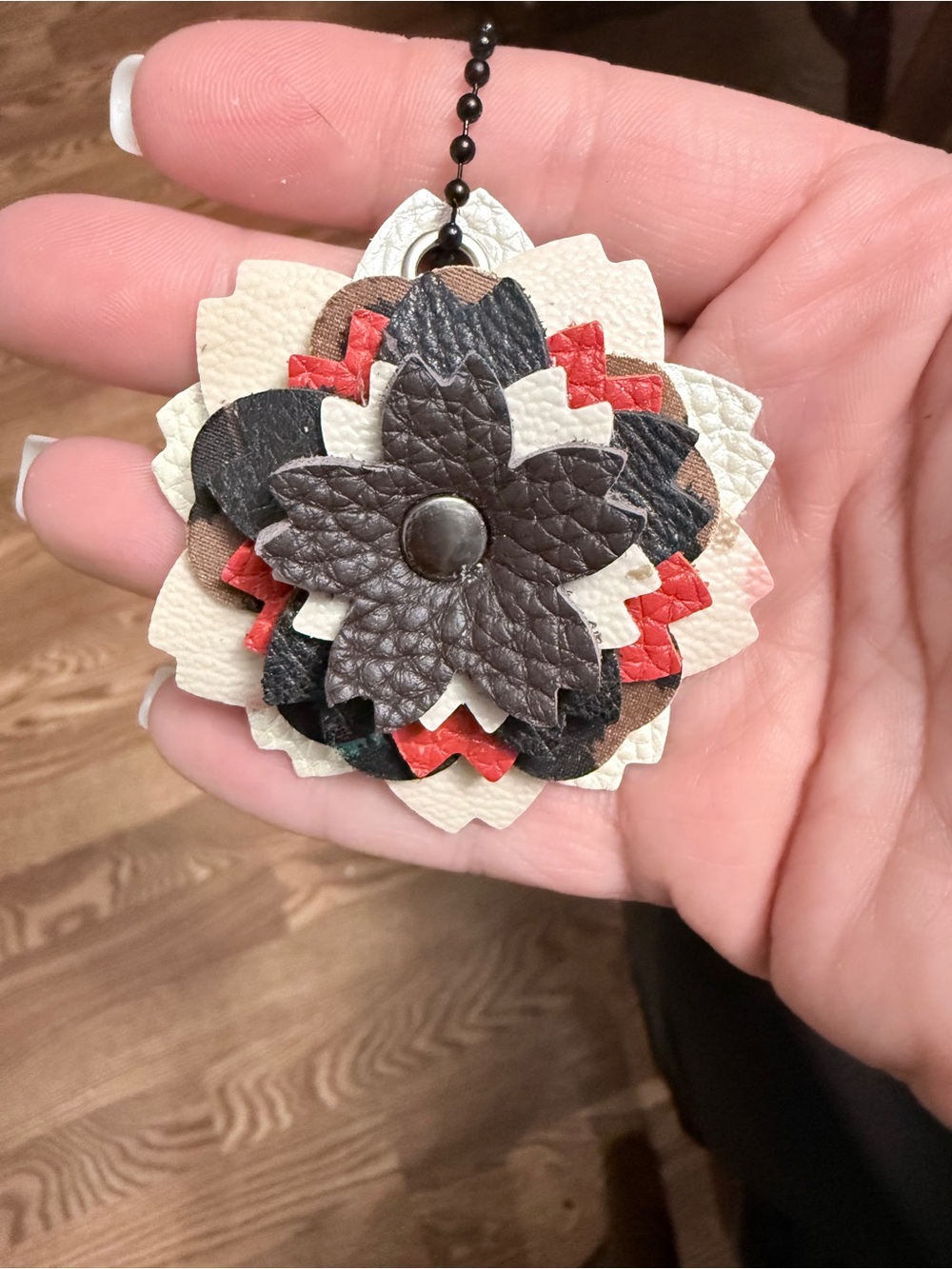 Handmade Floral Bag Charm